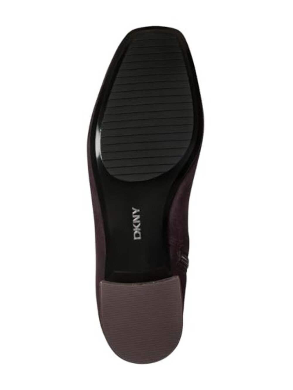 DKNY Vaider Square Toe Block Heel Booties Brown Size 8.5 NWT - Picture 4 of 4